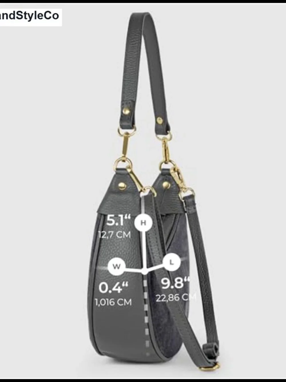 Genuine Suede Tuscan Shoulder Bag Crescent Saddle Style with Two Straps